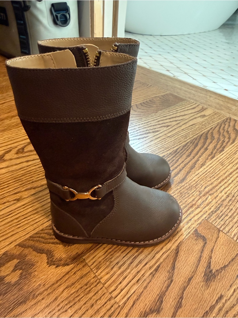 Riding Boots with Bridle Bit Detail